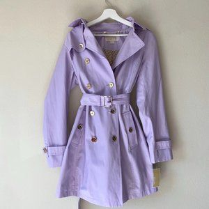 Michael Kors Lilac Trenchcoat Medium NWT